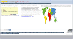 Desktop Screenshot of expertgenealogy.com